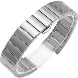 20 mm 22 mm riem geschikt for Huawei horloge GT 2-3-pro metalen armband geschikt for Samsung Active-2/3 Gear S3 Frontier/Galaxy horloge 4/klassieke bands(Silver,For Galaxy watch 42mm)