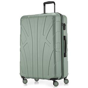 Suitline Handbagage hardcase koffer trolley rolkoffer reiskoffer, munt, 76 cm, koffer