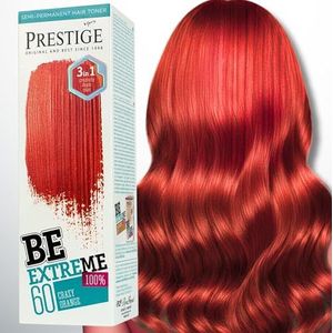 Be Extreme halfduurzame haartonerkleur 60 Crazy Orange - zonder ammoniak, zonder parabenen en PPD