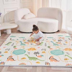 Baby Speelmat 150x180x1cm XXL Baby Gym Play Mat - Speelkleed Baby - Baby Foam Mat - Omkeerbare Opvouwbare Schuimrubberen Vloermat - Baby Speeltapijt - Geboortecadeau - Kruipmat Baby - Tummy Time
