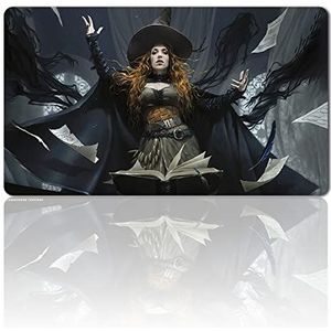 Tasha, The Witch Queen - Board Game Magic MTG + gratis beschermende tas MTG speelmat TCG Card Game Mouse Pad Table Mat afmetingen 60 x 35 cm, compatibel met Digimon MTG TCG CCG RPG