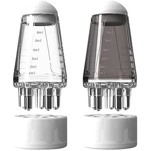 Haarolie-applicator, hoofdhuid applicator kam, hoofdhuid massaborstel en haarapplicator fles, haarapplicator kam, borstel roller, haarhoofdhuid voor haarbehandeling, medicijnen, etherische olie