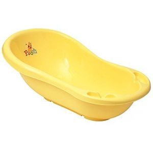 Disney motief babybadkuip geel badkuip L 100 cm uitloopstop Winnie The Pooh
