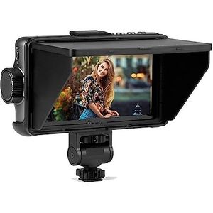 Cameramonitor, DC-550 / Pro LCD-monitor 5, inch Hoge helderheid 1920 * 1080 Full HD 3D LUT Beeldzoombewaking for DSLR-camera(DC-550 Pro)