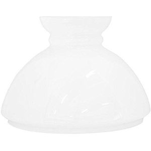 Lampenkap vervangglas voor lampen en kroonluchter van ijzer en messing diameter 29 cm wit LAtte