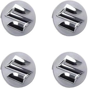 4 stuks Auto Wielnaafdoppen voor Suzuki Swift 2010-2017 54 mm, Antiroest Naafdoppen Auto Velgen Beschermers Exterieur Decoratie Accessoires,B