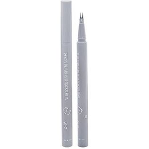 Dubbele tip onderste wimperpotlood,Lashes Pencil Waterproof Vloeibare Eyeliner Smudge Proof | Ultrafijne tip Veegvaste eyeliner, Langdurige multifunctionele make-uppen voor onderste wimpers, Tsuchiya