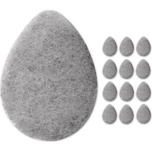 KOL Gezichtsscrubber, met houtskool doordrenkte exfoliërende gezichtskussens, wegwerpbare exfoliërende gezichtsspons voor dagelijkse gezichtsreiniging en make-up verwijdering, 12 stuks