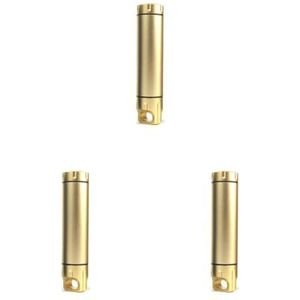 3 Set van Droge Fles Outdoor Seal Waterdichte Draagbare Pil Case Camping Wandelen Container Aansteker Sleutels Houder Emergency Organizer Goud