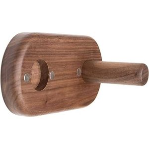 UNISTRENGH Waterdichte houder voor haardroger, magnetisch, wandhouder voor haardroger, Dyson Supersonic, diffuser en dubbele sproeiers, kabelstekkerhouder (S, notenhout)