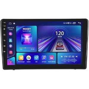 Android autoradio voor Volvo S80L 2006-2010, 9 inch touchscreen autoradio Autoaccessoires met GPS Bluetooth FM RDS HiFi WiFi(F1 1+32G)