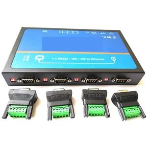 USR-N540 4-poorts seriële apparaatserver, seriële RS232 Rs485 Rs422 naar Ethernet-convertermodulecontroller,Ontworpen Voor Langdurige Service
