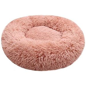 Hondenmand Kussen voor huisdierligstoel voor kleine middelgrote grote honden & Kattenkennel Puppy Mat Pet Bed Huisdierbed (Color : Rose pink, Size : 80cm Diameter)