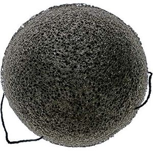 Konjac Sponge - After Spa - Reinig uw poriën en ontgifteer uw huid met de bamboe houtskool van deze spons. Uw huid zal zacht en stralend en geëxfolieerd zijn. (houtskool)