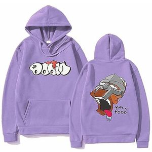 Mf Doom Hoodie Mannen/Vrouwen Casual Streetwear Mode Hoodies Herfst Winter Kleding Lange Mouw Sweatshirt Pullover (Color : 2, Size : 3XL)