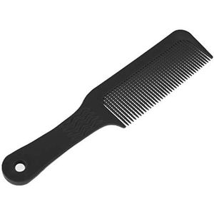 Flat Top Clipper Kam Fijn Golvende Tanden Kapper Haar Cut Styling Kam Zwart