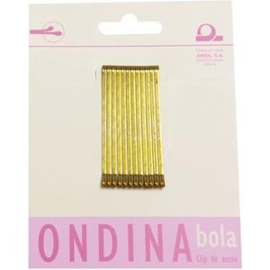 Ondina Clips, 12 stuks, blond