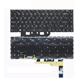 Laptoptoetsenbord voor MSI GS66 GE66 P66 GP66 Stealth 10SD 10SF met achtergrondverlichting(With RGB Backlit)