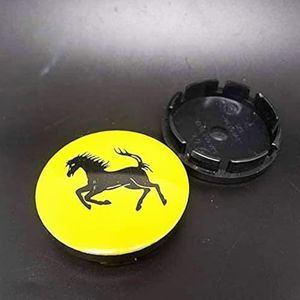 4 stuks 56mm Naafdoppen voor Ferrari, Auto Wieldoppen Velgdeksel Velgendoppen Velgendoppen Naafdop