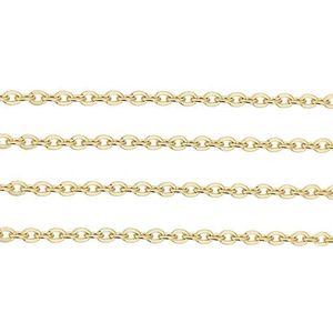 5 meter roestvrijstalen schakelkettingen bulk lot 1 1,5 2 2,5 mm goudkleurige ketting kettingen voor doe-het-zelf armbandbenodigdheden sieraden maken-goud-diameter 2,5 mm