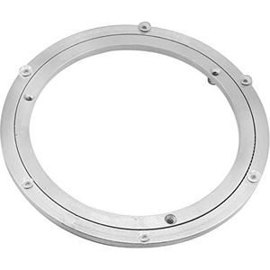 Besimple Draaitafellager van aluminiumlegering, robuuste draaitafel Lazy Susan roterende draaitafel ronde eettafel gladde draaibare plaat hardware (18 inch), zilver