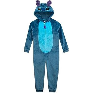 Disney Stitch Onesie Voor Meisjes | Lilo En Stitch Meisjes Onesies | Stitch Pyjama's Voor Meisjes | Blauw 152