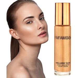 Vloeibare markeerstift make-up,10ml ultragladde vloeibare markeerstift make-up - Hydraterende Liquid Radiance Make-up Shimmer Body Lotion voor Dames Heren Gezicht Lichaam Lippen Ximan