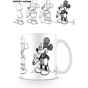 Disney Mickey Mouse & Friends - Mickey Mouse Schets mok - 315 ml