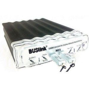 BUSlink CipherShield Dual Key USB 3.0 512-bit Encrypted externe harde schijf 10.000 GB zwart - externe harde schijf (10.000 GB, 3,5 inch, 3.0 (3.1 Gen 1), zwart