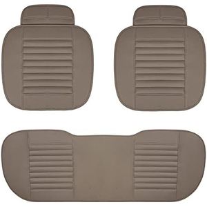 Stoelhoezen Beschermhoezen Auto Bekleding Pu Lederen Zitkussen Voor Vw Voor Polo Voor Atlas Voor Jetta Voor Bora Voor Eos Voor Sharan Voor Variant Voor Kever Voor Scirocco(Gray 5 Seat)