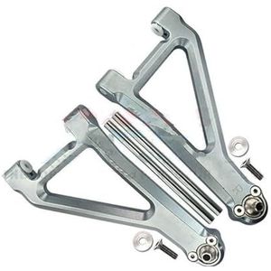 MANGRY Bovenste Draagarmen Swing Arm 8531 8531X Fit for Trax 1/7 UDR Onbeperkt Desert Racer Truck 85086-4 Upgrade accessoires (Size : Silver)