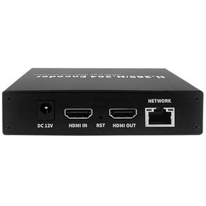 EXVIST H.265 1080P HDMI Video Encoder Met Loopout, SD-Kaartsleuf Max.128G, DDNS HTTP RTMP RTSP TS UDP Voor IPTV Live Streaming Naar YouTube Facebook Vimeo