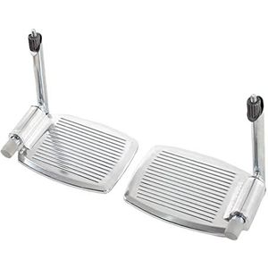 Rolstoel Voetsteun - Aluminium - Universeel - Gemakkelijk te Installeren Accessoire
