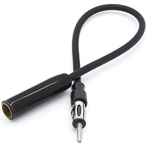 Adapter Universe Auto-antenneverlenging, 30 cm, kabel, DIN ISO-bus op stekker, auto-radio-adapter voor universeel