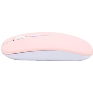 Draadloze Muis voor Laptop, Draagbare Slimme Slanke Muis, 3 Instelbare DPI-niveaus, Optische Reismuis Slient Draadloze Computermuis, Automatisch Slapen, Ergonomische Draadloze Computermuizen,(Roze)