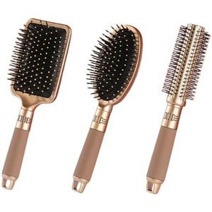 APOFUN 3 stuks haarborstel kam set peddelborstel ontwarren haarborstel voor mannen en vrouwen nat, droog, krullend en steil haar