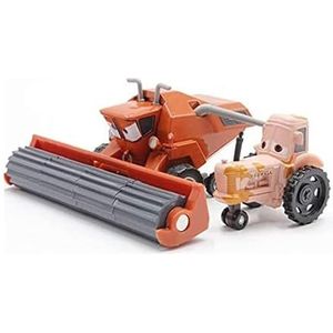 Gift Pixar Cars Frank and Tow Chewall 1:55 Schaal Die-Cast Metaallegering Model Schattig Speelgoed Cars Cadeau voor Kinderen (Kleur: Set van 2)