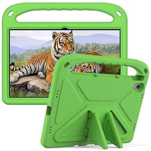 Tablet PC-hoes Compatible With Lenovo Tab P11 2020 TB-J606/P11 Plus 2021 TB-J616, Shock Absorbing, With Handle,EVA, Holder, Sturdy Tablet Case For Kids, Lightweight Bescherming(Ye?il)