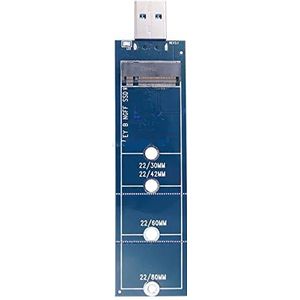 Duurzame USB3.0 aan voor M.2 NGFF voor Sleutel B B+M Type-A SSD 2230 2242 Adapterkaart C