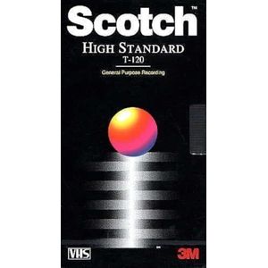 Scotch Hoge standaard T-120 lege VHS-tape