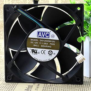 AVC DS12025B12U 12V 1.05A 4pin PWM intelligent speed regulating fan