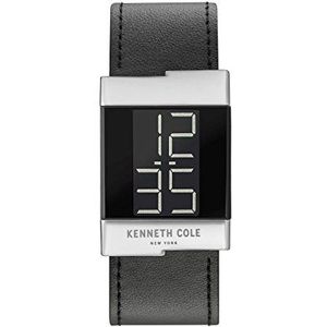 Kenneth Cole New York dameshorloge polshorloge leer digitaal KCC0168001, Riemen.