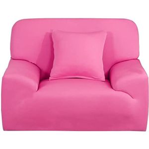 XYWHPGV Stretch Sofa Cover Stoel Loveseat Bank Hoes, Wasbaar in de Machine, Stijlvolle Meubelbeschermer Met Een Kussenhoes Fuchsia Chair-1seater(7c755 a9a83 e4bb4 e8b1f c0818 d1a3d