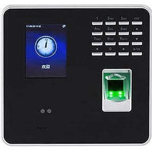 Inklokken in Machine, 2,8 inch TFT kleurenscherm gezicht en vingerafdruk tijdregistratie klokmachine met deurtoegangscontrole-interface Kantoorponsklok