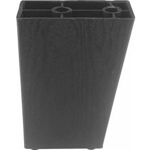 MIKFOL 1 stuks plastic bankpoten meubelpoten ronde vierkante trapeziumhoogte verhoogde poten tafelpoten I101 (kleur: I092 82 x 39 x 111)
