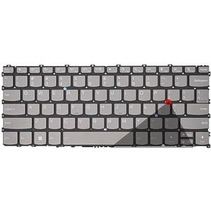 FR/UK/Russisch Spaans Italiaans toetsenbord voor Lenovo voor ThinkBook 13s G4 IAP ARB voor Plus G3 voor Gen 4(US Grey Backligh)