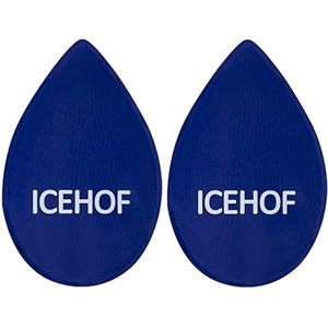 ICEHOF Vervangende koelpads (2 x) voor verstandskiezen, 14 cm x 9 cm, voor meer koeling na tand operatie, koelpack verstandskies koelkompres, gezicht