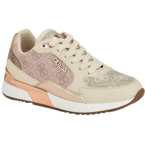 GUESS Moxea Sneaker voor dames, Lichtroze Logo Multi 684, 40 EU