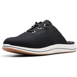 Clarks Women's Breeze Clara Clog, Black Textile, 8