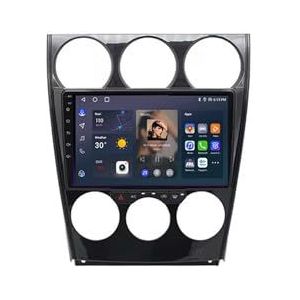 Android 12 Multimedia Stereo Video Speler Voor Mazda 6 2004-2015 Ondersteunt Car-play Android Auto/Bluetooth/FM AM RDS DAB+ Radio/Stuurbediening(8 Core 8G+128G)